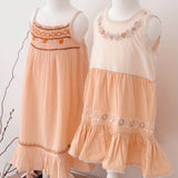 Apolina -  Tammy Midi Sundress Peach Yoghurt