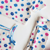 Mini Rodini - Flowers Aop Picot Edge Pointelle Tank Top Multi