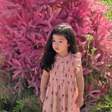 [Exclusive] Bonjour Diary - Ibiza Dress Pink Garden Flowers Print