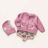 Hello Simone - Baby Pinguin Hood Kitty Pale Rose