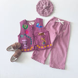 Mipounet - Siena Corduroy Pant Blush Rose