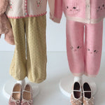 Konges Sløjd Kitty Cardigan and Kitty Pants Silver Pink - kids matching set, view 3
