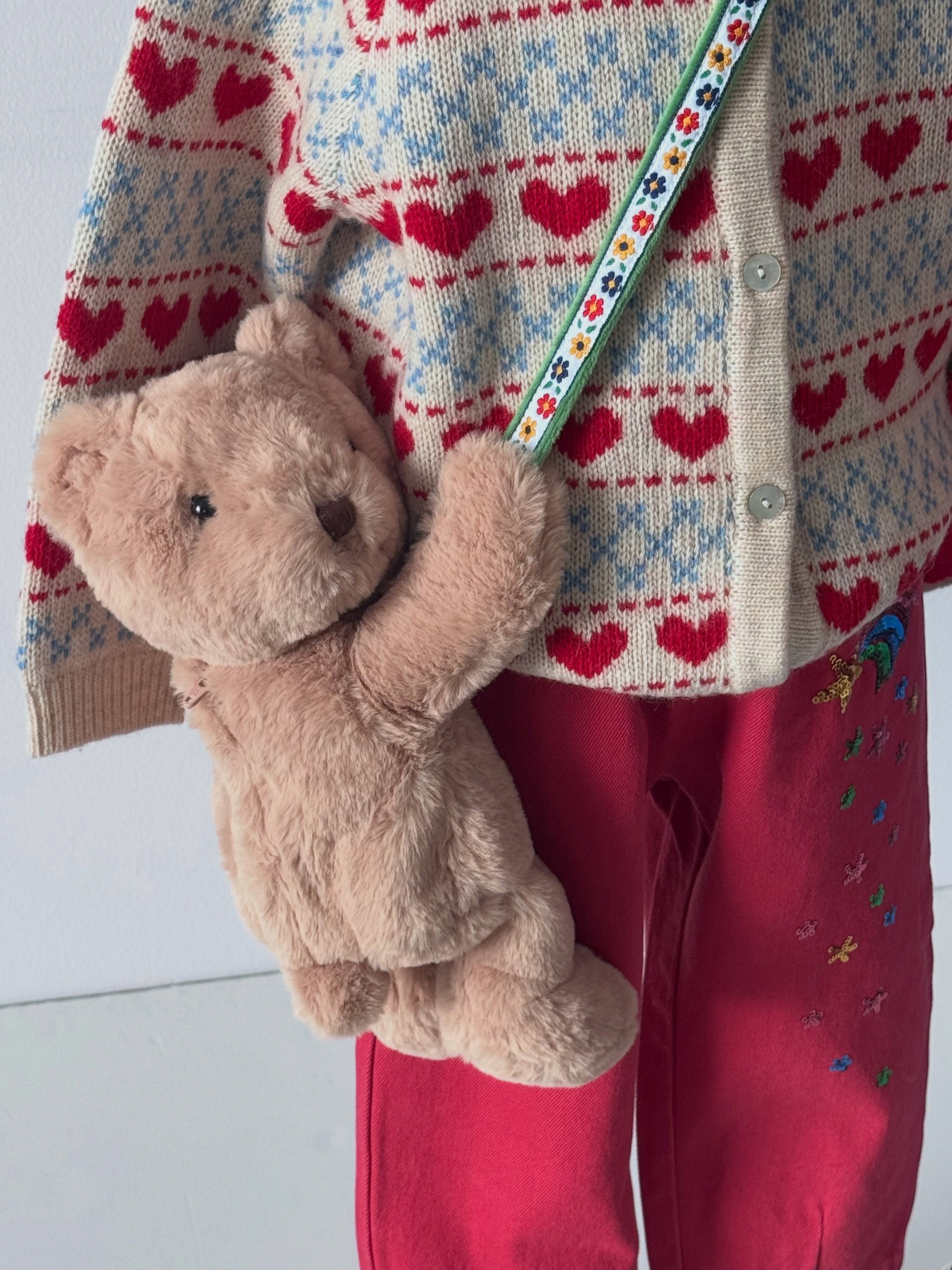Konges Sløjd Magot Sequin Frill Pants Cardinal - kids sequin pants, view 8