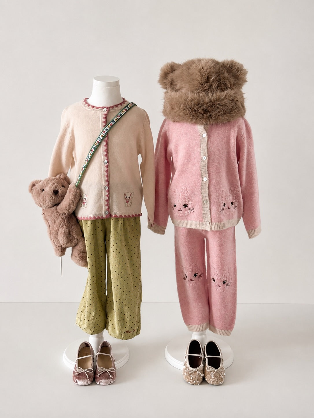 Konges Sløjd Belou Cardigan Heart - kids knit cardigan, view 6