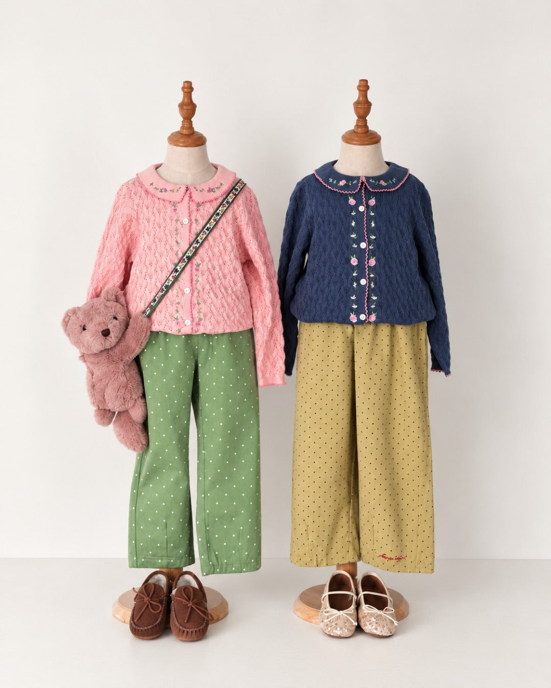 Konges Sløjd Rosier Cardigan Light Rose - kids knit cardigan, view 5