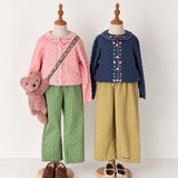 Konges Sløjd Rosier Cardigan Light Rose - kids knit cardigan, view 5