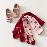 Floess - Vera Tights 2-Pack Pink-Red Glitter 2-Pack