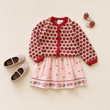 Floess - Line Cardigan Blossom Pink Berry