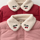Konges Sløjd Alpi Collar Jacket Cardinal - kids padded jacket, view 8