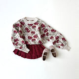 Misha And Puff :: Cable Skating Skirt Berry