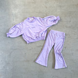 Twin Collective :: Piper Flare Pant Set Lilac