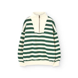 The Animals Observatory :: Blowfly Kid Sweatshirt Green Stripe