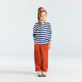 The Animals Observatory :: Eel Kid Polo Shirt Navy Stripe