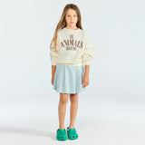 The Animals Observatory -  Killifish Kid Sweatshirt Raw White