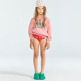 The Animals Observatory -  Killifish Kid Sweatshirt Soft Pink