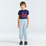 The Animals Observatory -  Pupfish Kid T-Shirt Deep Blue