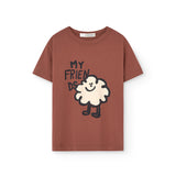 동물 관측소 :: 루스터 키드 티셔츠 브라운 