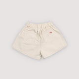 The New Society -  Malva Short Flower Embroidery Natural Denim