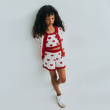 The New Society -  Maqui Short Hearts Jacquard