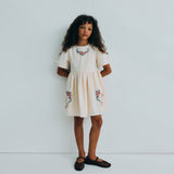 The New Society -  Narcise Dress Ecru