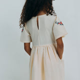 The New Society -  Narcise Dress Ecru