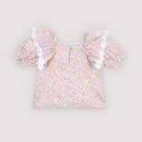 뉴 소사이어티 :: 로즈 블라우스 로즈 프린트