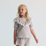 뉴 소사이어티 :: 로즈 블라우스 로즈 프린트