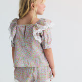 뉴 소사이어티 :: 로즈 블라우스 로즈 프린트