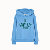 The Animals Observatory - Angelfish Kid Hoodie Dusty Blue
