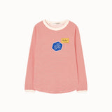 The Animals Observatory - Anteater Kid Long Sleeve T-Shirt Pink