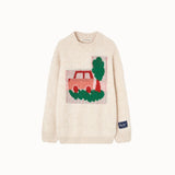 The Animals Observatory - Boxfish Kid Sweater Raw White
