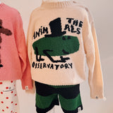 The Animals Observatory -  Gollie Kid Sweater Soft Brown