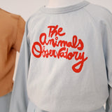 The Animals Observatory -  Anteater Kid Long Sleeve T-Shirt Light Blue