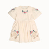 The New Society -  Narcise Dress Ecru