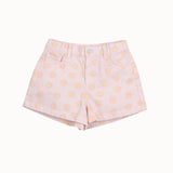 The New Society -  Smiley Denim Short Smiley Print