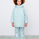 Tinycottons :: Cherries Snow Dungarees Warm Grey