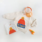 Tinycottons :: Beanie Graphic Sleeve Tee Off White