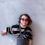 Twin Collective -  Frankie Flare Dark Grey Terry