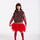 Wynken - Wide Stripe Over The Knee Sock Rusty Bear
