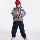 Wynken - Burletta Coat Navy Stripe