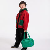 Wynken - Fuzzy Reversible Jacket Navy Rusty Bear