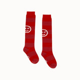 Wynken - Wide Stripe Over The Knee Sock Rusty Bear