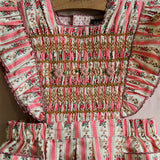Bonjour Diary :: Apron Dress Tapestry Pink Stripe Print
