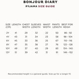 Bonjour Diary - Pyjama Set With Pouch Vence Print