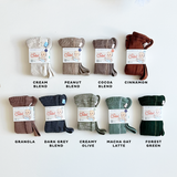 Silly Silas :: Footless (무발) Cotton Tights Creamy Olive