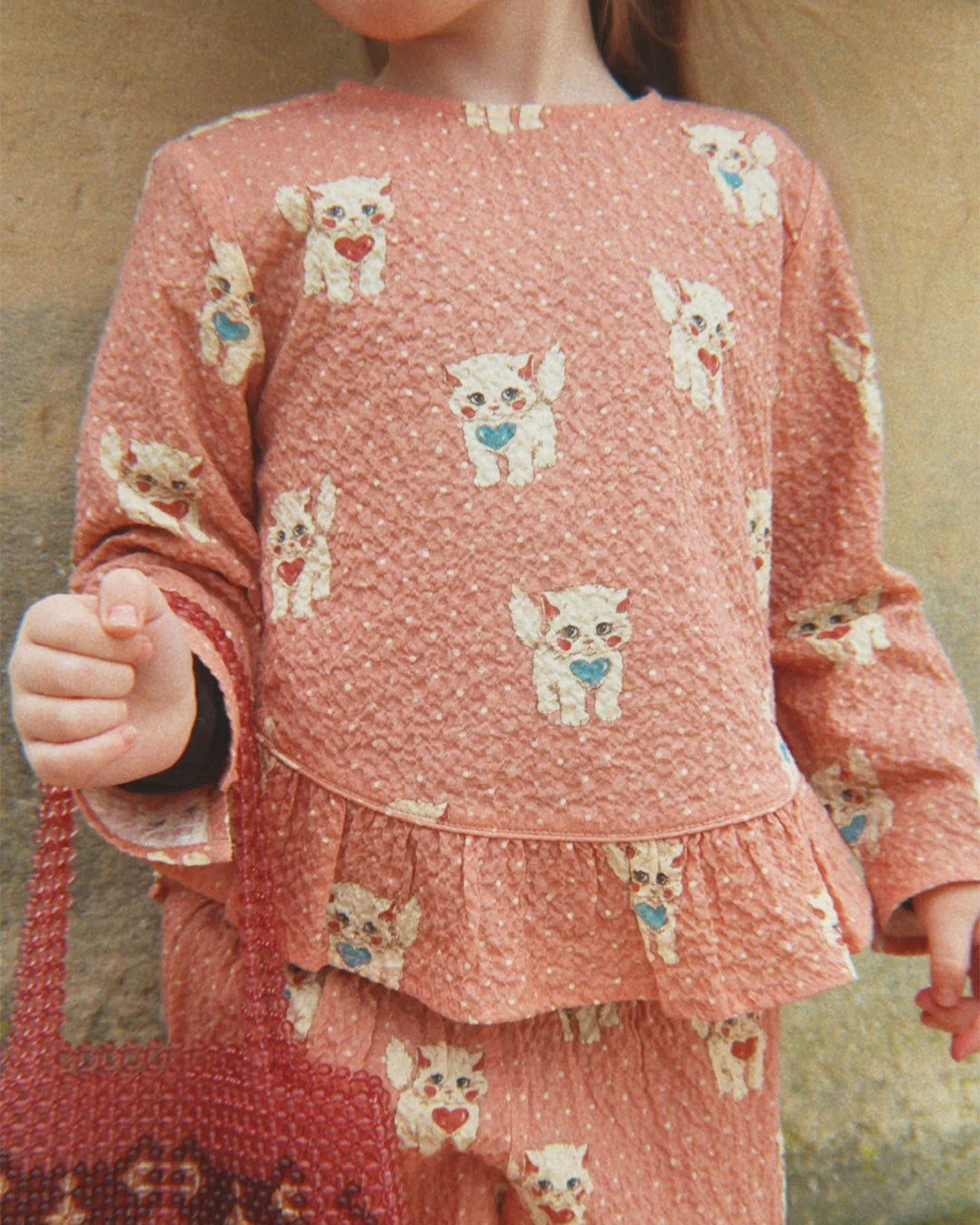 Konges Sløjd Elin Blouse Ciao Miao Rose - kids blouse, view 5