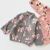 Konges Sloejd :: Jody Teddy Jacket Grs Bella Blue Bow