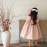 [Exclusive] Mes Kids Des Fleurs :: Floral Embroidery Trench Coat Soft Pink