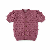 Minimom :: Popcorn Cardigan Dry Rose