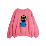 Mini Rodini - Cat Chenille Sweatshirt Pink